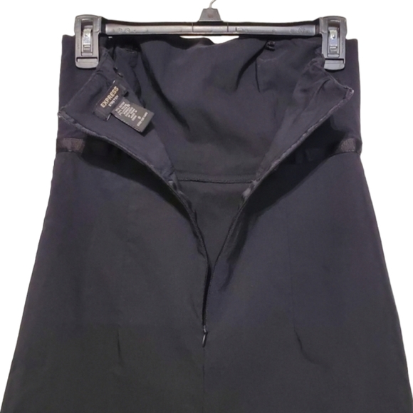 Express Strapless Dress Womens Size 8 Black Stretch Bodycon Dress - Picture 9 of 10